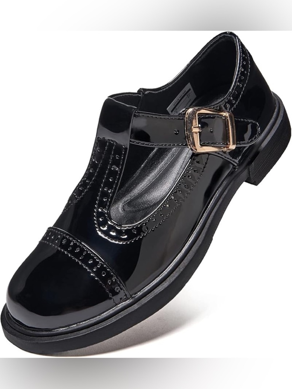 NWT Mary Jane Shoes Womens Flat Shoes Round Toe Memory Foam Casual Dress Shoes - Picture 2 of 10